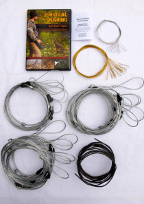 Kit #4  Full Survival Snaring Kit with Survival Snaring DVD
