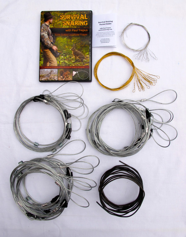 Kit #4 Full Survival Snaring Kit with Survival Snaring DVD